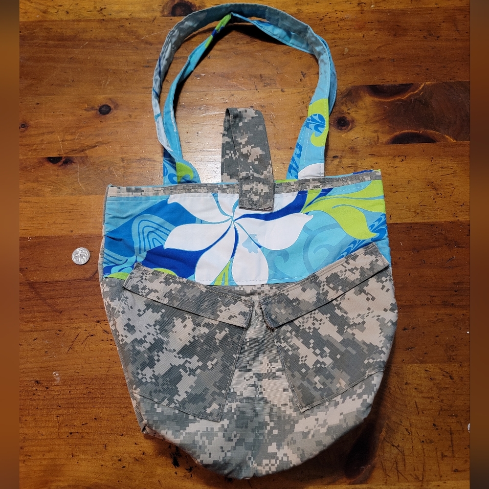 Handmade Army wife purse